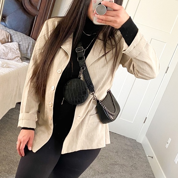 Jenevieve Crocodile Crossbody Bag - Picture 2 of 5